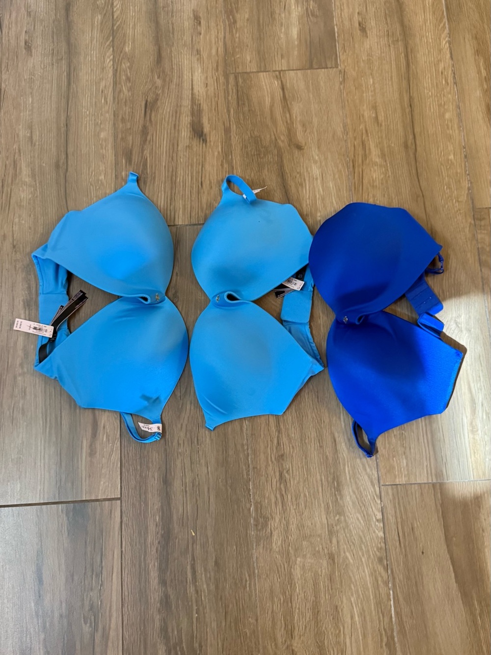 Victoria's Secret Blue & Royal Blue Padded Bras